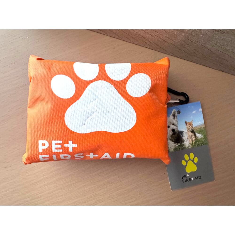 Pet First Aid Kit - 19 Piece, New with Tags, Compact w/ Carabiner